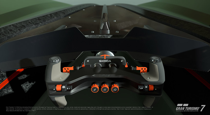 La cabina está enfocada en el conductor. Foto: Skoda