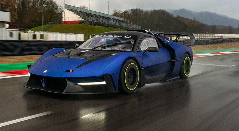 Este vehículo está diseñado específicamente para su desempeño en circuitos. Foto: Maserati