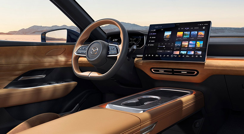 El interior es lujoso. Foto: Mazda
