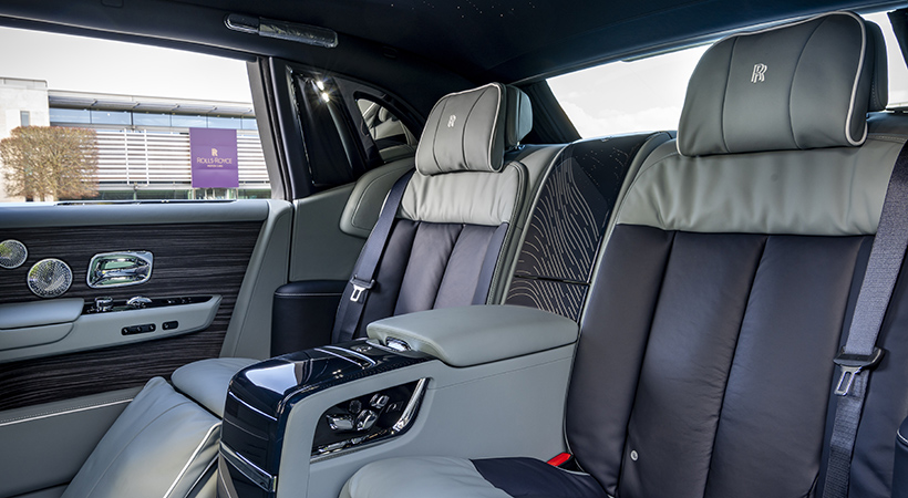 Interior del Phantom Extended. Foto: Rolls-Royce