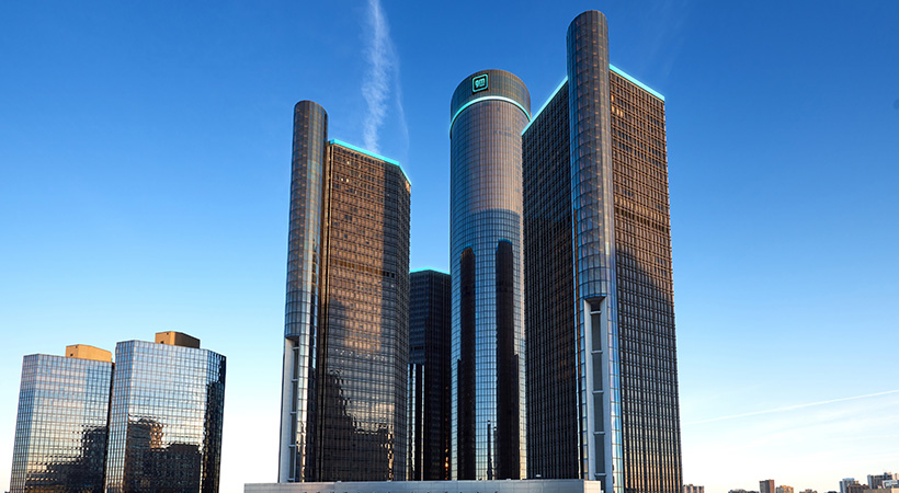 Renaissance Center, la casa de General Motors durante los últimos años. Foto: General Motors