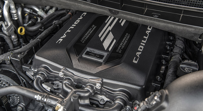El motor V8 6.2 litros que ahora presume una potencua superior a los 800 hp. Foto: Hennessey