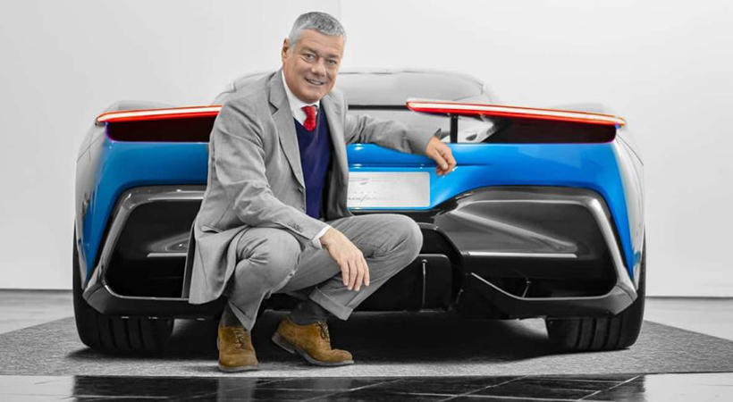 Fue en 1982, cuando Paolo se incorporó a la firma fundada por su abuelo Battista. Foto: Pininfarina