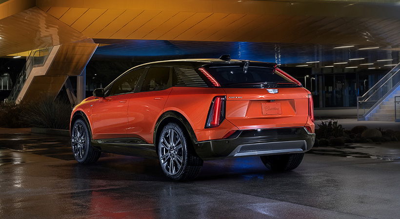 El vidrio trasero cuenta con decoraciones geométricas, un detalle único que no se había visto antes. Foto:  Cadillac 