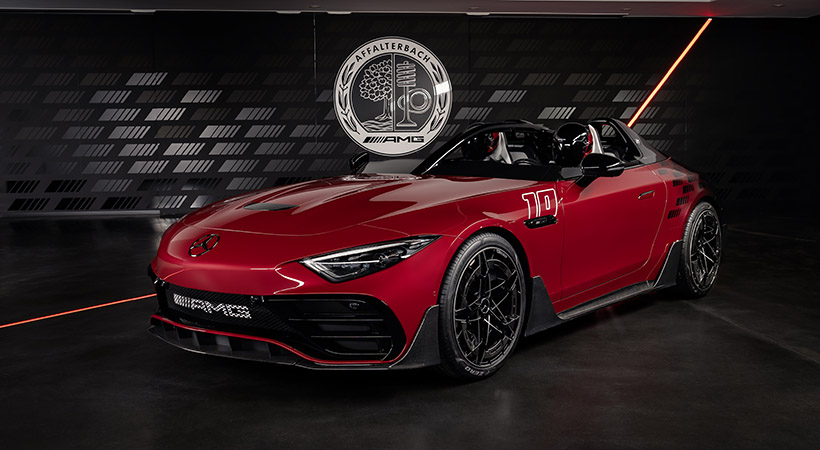 La marca no especificó el tren motriz del Mercedes-AMG PureSpeed. Foto:  Mercedes-AMG