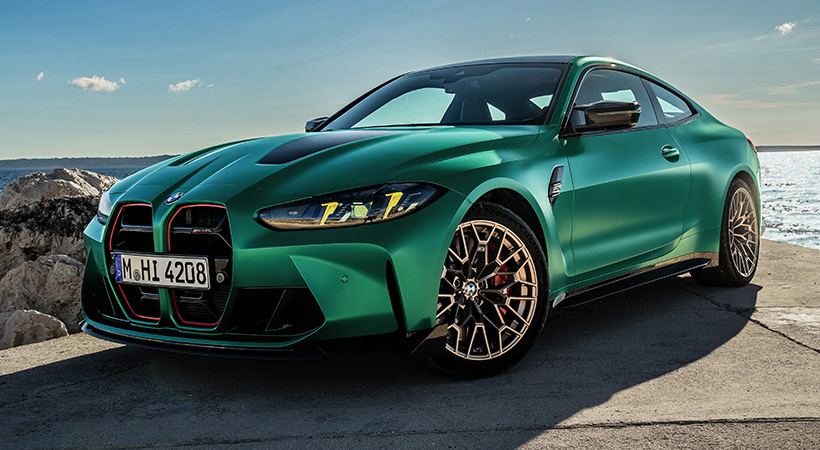 El M4 CS guarda algunas semejanzas con el M3 CS, incluyendo el motor V6 con doble turbo. Foto. BMW