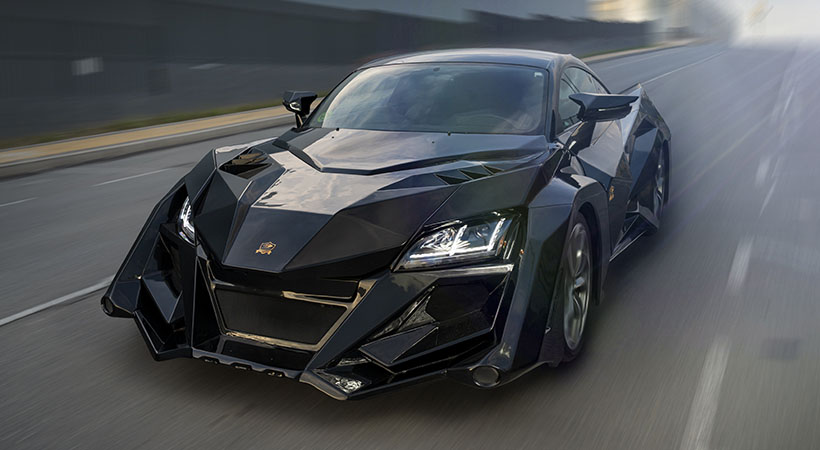 Se trata de un deportivo de líneas angulosas creado por DragonTT -Motors, una empresa española cuya historia se remonta a finales de la década de los 90. Foto: Fernando Cortes Art-estudio