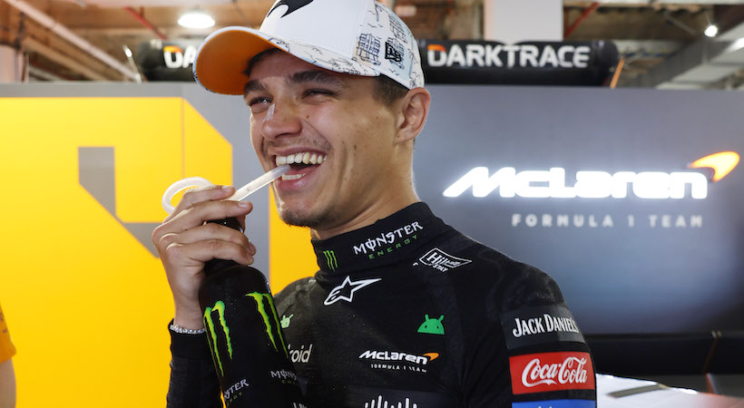 Lando Norris durante el Gran Premio de Miami 2024. Foto: McLaren