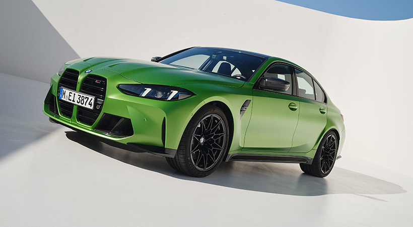 El M3 Competition xDrive cuesta $1,000 más que antes, comenzando en $86,475 con la nueva tarifa de destino. Foto: BMW