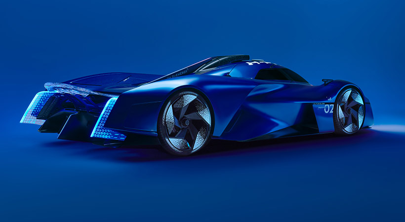 El Hy4 no es la viva imagen del Alpenglow original, ya que Alpine ha modificado la carrocería. Foto: Alpine