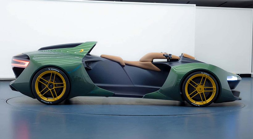 El Engler V12 cuenta con una caja de cambios de doble embrague y ocho velocidades. Foto: Engler Automotive