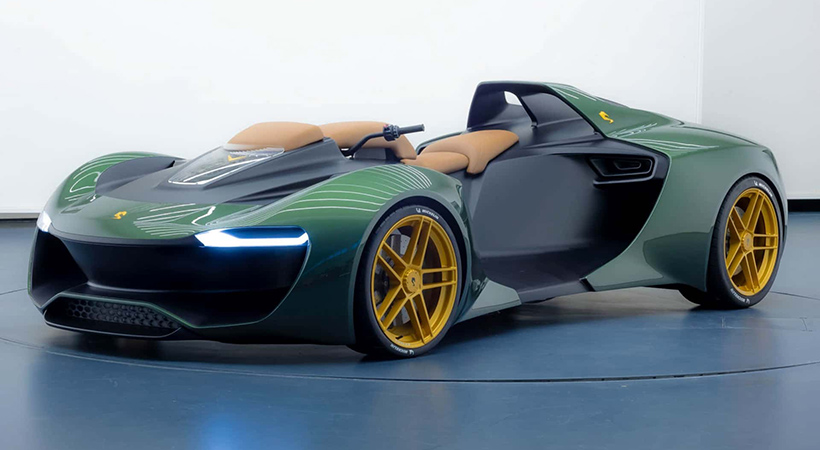 Este singular quad tiene capacidad para dos pasajeros, quienes pueden viajar cómodamente en asientos de cuero suave. Foto: Engler Automotive