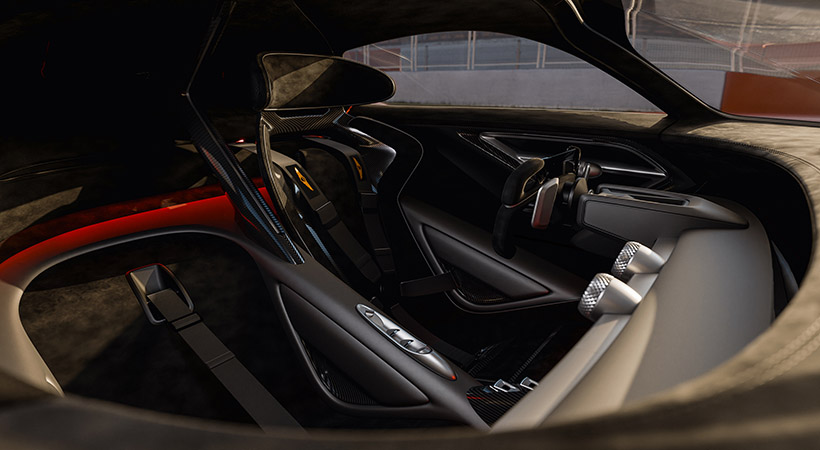 En el interior encontramos un solo asiento de cubo. Foto: Genesis