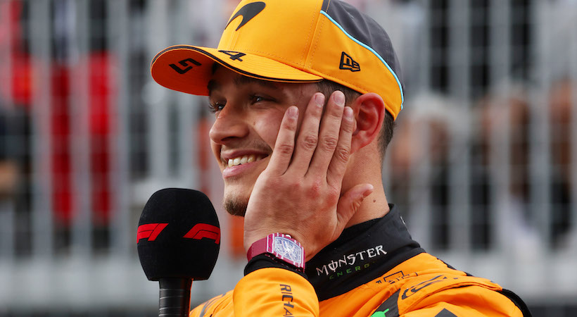 Lando Norris durante el fin de semana del Gran Premio de Canadá 2024. Foto: McLaren