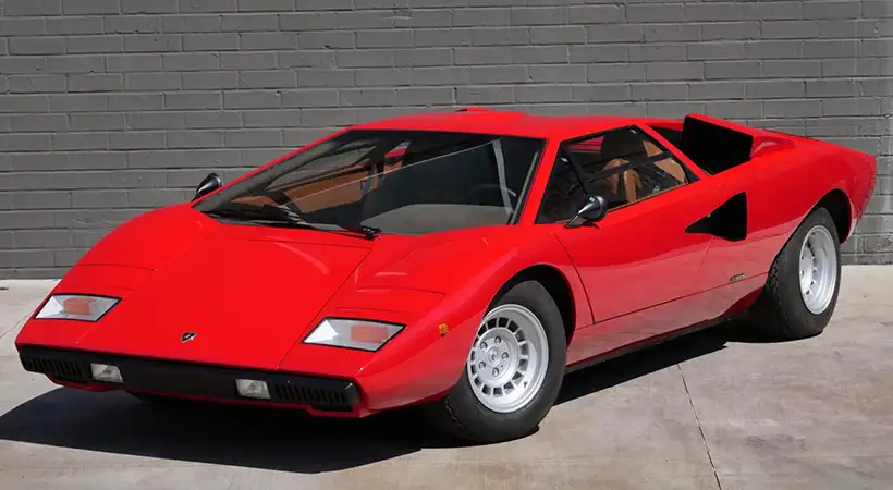El Lamborghini Countach: Un icono de los 80. Foto: Bring a Trailer