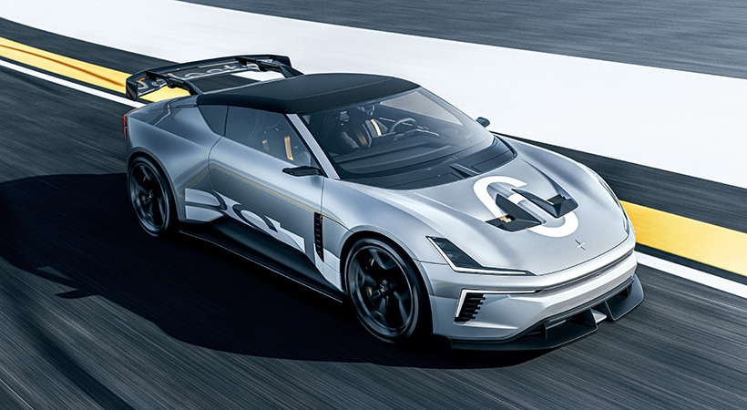 Junto con el BST, el Polestar 6 Concept también realizará su ascensión por la colina de 1.2 millas. Foto: Polestar