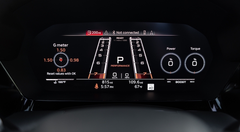 El Audi virtual cockpit plus, que ofrece una visualización digital avanzada. Foto: Audi