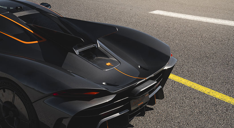 Jesko Absolut completó la proeza casi en su configuración de fábrica. Foto: Koenigsegg