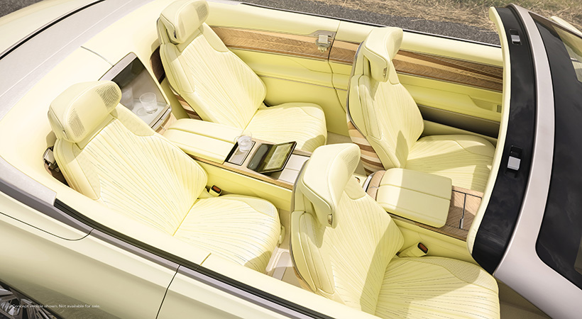 El interior es elegante e inspirado en la historia de la marca. Foto: Cadillac 