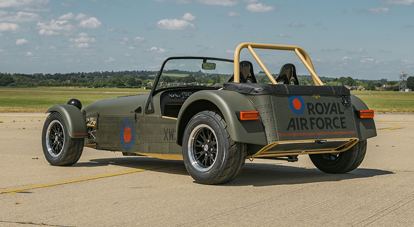 Este vehículo será subastado con fines benéficos. Foto: Caterham