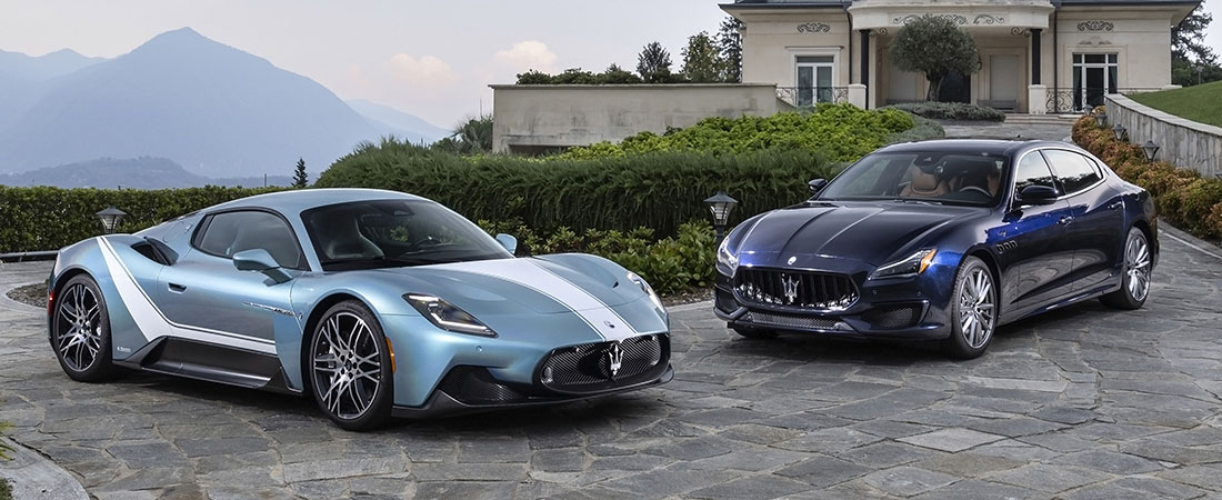 Maserati Quattroporte Grand Finale y MC20 Iris