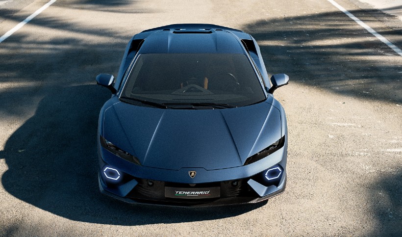 Lamborghini Temerario, revelado en The Quail, en 2024.  Foto: Lamborghini