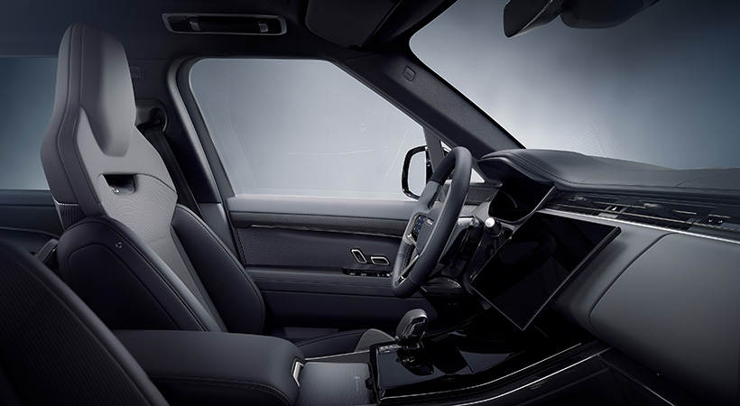 El interior puede ser completamente personalizado,. Foto: Land Rover