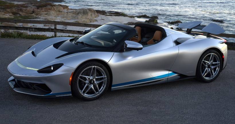 El Targamerica es un modelo exclusivo, diseñado especialmente para un cliente de Pininfarina que ya posee un Battista coupé. Foto: Pininfarina