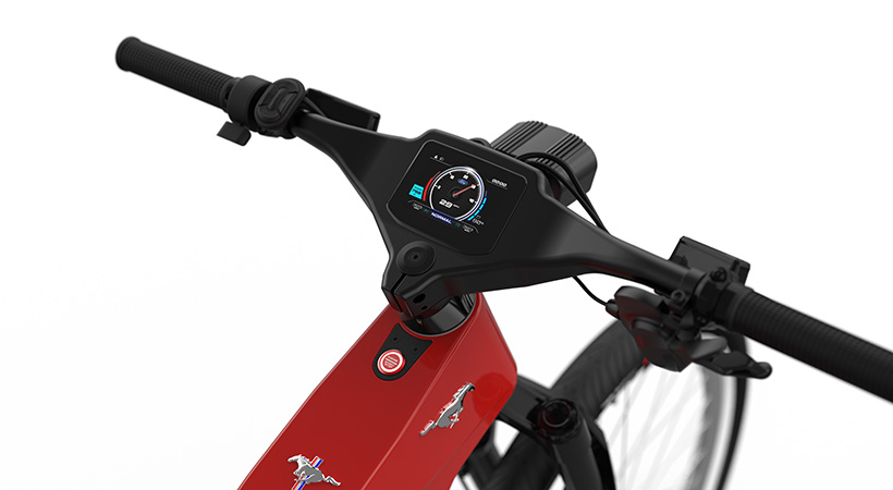 El monitor LCD a color donde tendrás a tu disposición información en tiempo real como velocidad, carga de la batería y autonomía. Foto: Ford