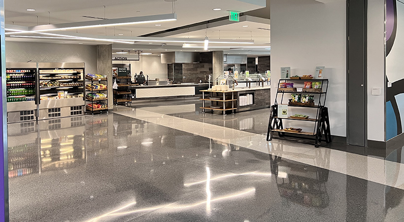 Otro comedor en el Campu Toyota. Foto: Marcos Bureau