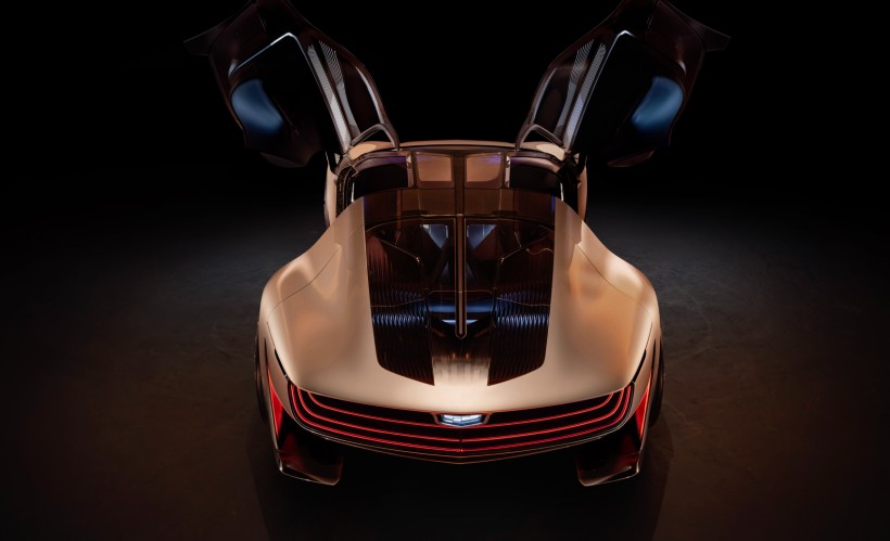 Este concepto cuenta con puertas con apertura tipo mariposa. Foto: Cadillac