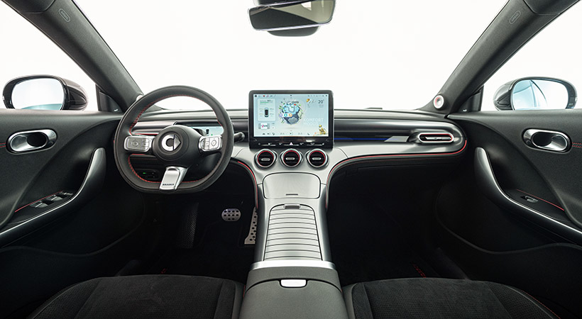 El interior también recibe personalización por parte de Brabus. Foto: Brabus