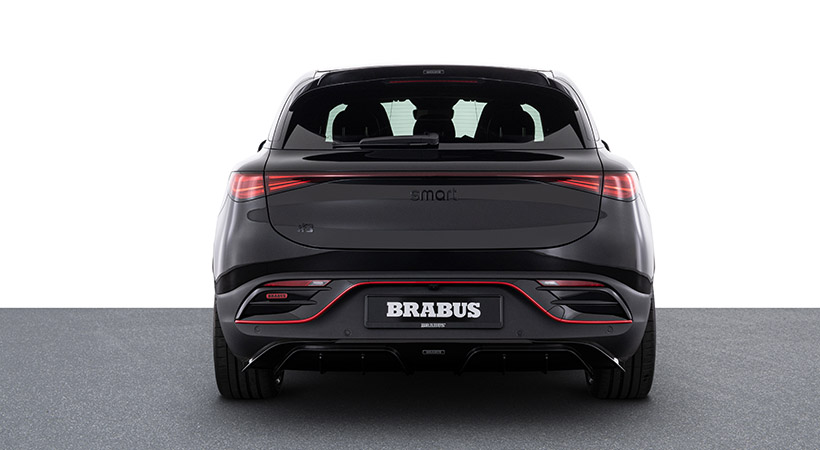 En la parte posterior encontramos una fascia específica. Foto: Brabus