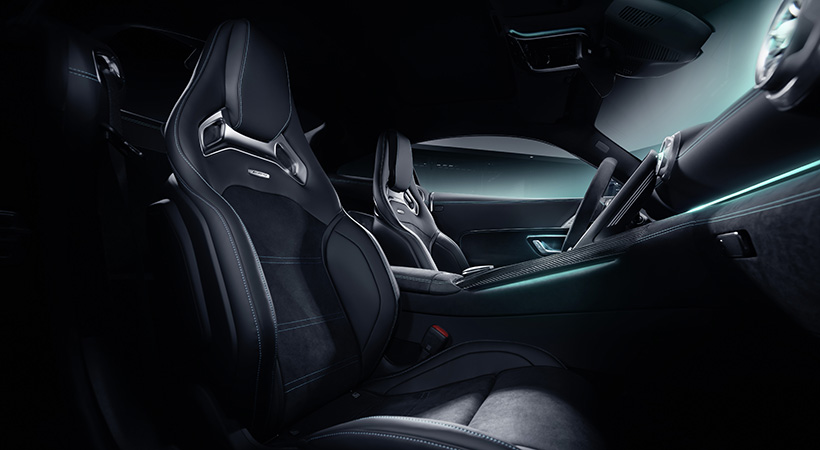 Los asientos están revestidos de cuerno Napa. Foto: Mercedes-AMG