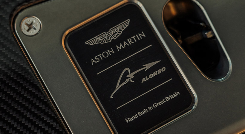 El Valkyrie de Fernando Alonso fue personalizado por la división Q by Aston Martin, Foto: Aston Martin