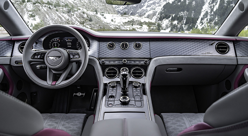 El interior estaba impecablemente aislado del ruido exterior. Foto: Bentley