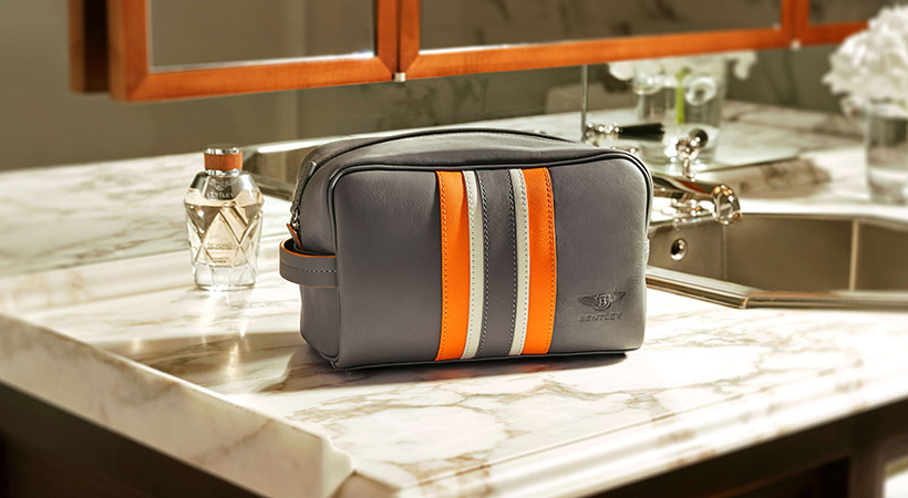El paquete de Bentley incluye un neceser. Foto: Bentley