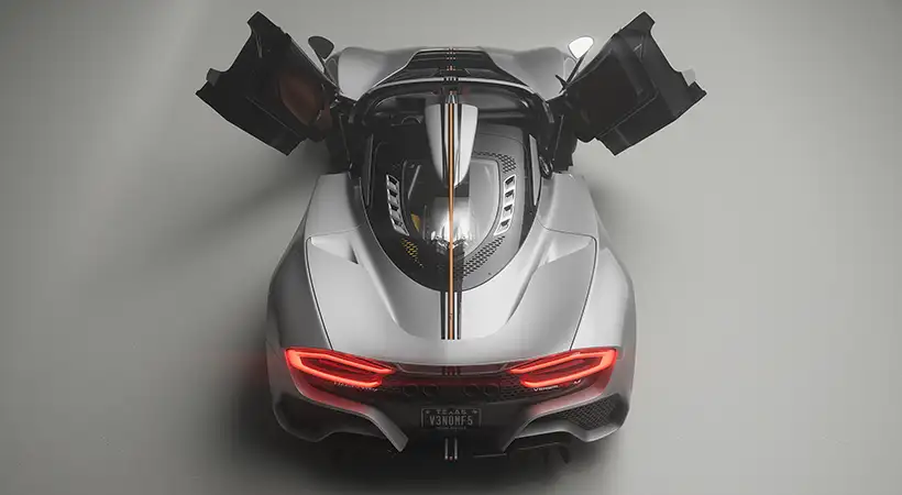 Hennessey Venom F5-M Roadster, el nuevo hiperauto con transmisión manual