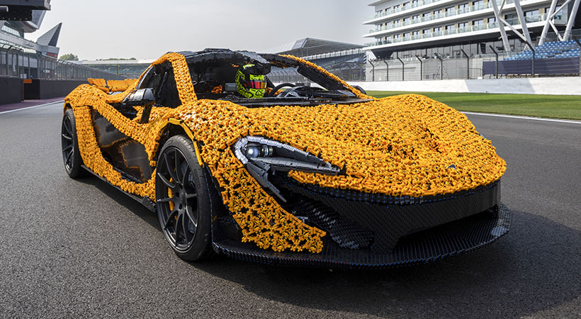 De acuerdo con Lego, este McLaren está compuesto por 342,817 piezas individuales de Lego Technic. Foto: Lego/ Jeff Moore