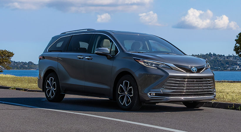Toyota Sienna 2025, acabado Platinum. Foto: Toyota