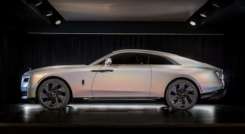 Como es lógico imaginar, solo se construirá un ejemplar del Spectre Lunaflair . Foto: Rolls-Royce