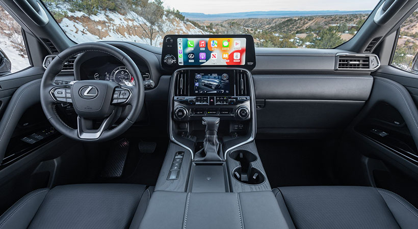 El interio sigue siendo tan lujoso como siempre. Foto: Lexus