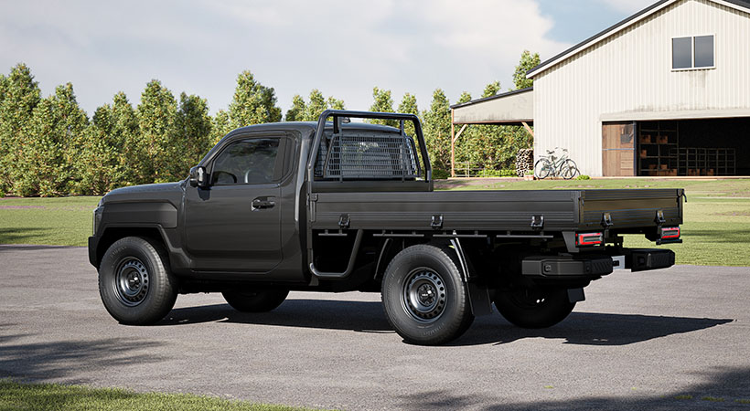 Esta camioneta contará con una variante de trabajo. Foto: Kia