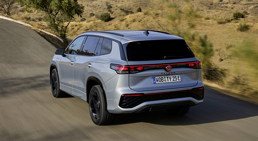 El Tayron mide 187.8 pulgadas de largo, es decir, es 9 pulgadas más largo que el Tiguan. Foto: Volkswagen