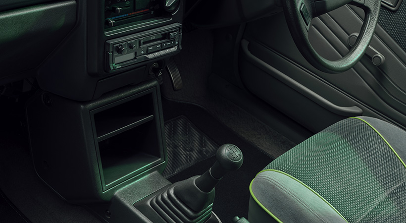 El interior ahora presenta detalles en verde lima, inspirados en el EV6 GT. Foto: Kia