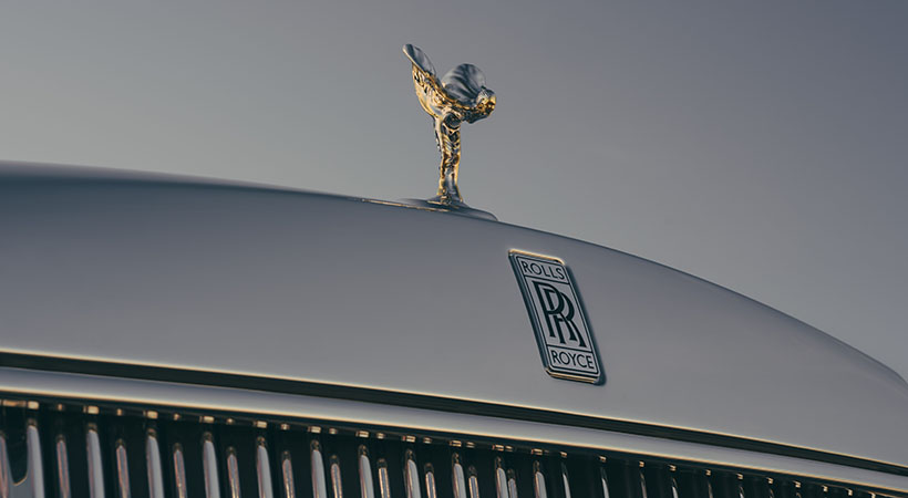 La figura Spirit of Ecstasy tiene partes bañadas en oro. Foto: Rolls-Royce