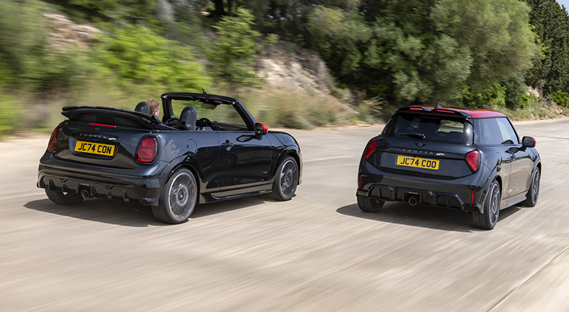 El nuevo Mini John Cooper Works se fabrica en la planta de Oxford, y las primeras entregas están programadas para principios de 2025. Foto: Mini