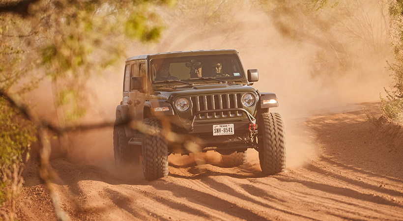 Las pruebas fuera de carretera son igualmente exhaustivas en Treadwell. Foto: Treadwell