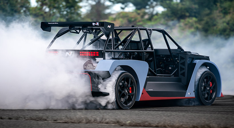 Para el sistema de propulsión, los ingenieros han optado por el conjunto motriz del Hyundai Ioniq 5 N. Foto: Hyundai