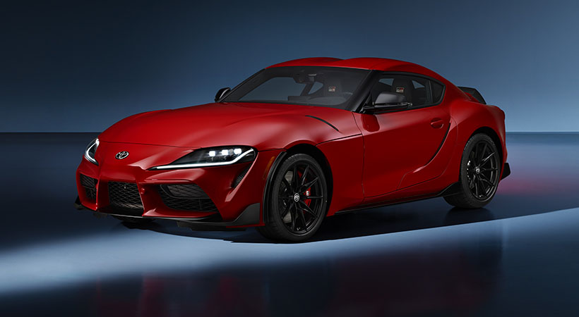 Toyota también lanzará una versión mejorada del Supra 3.0, llamada Lightweight Evo en Europa. Foto: Toyota